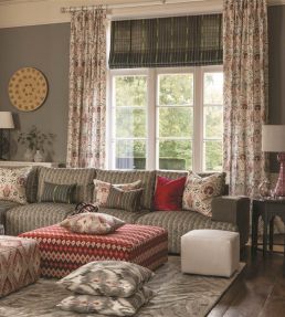 Lustleigh Fabric by William Yeoward Rouge