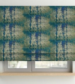 Lustre Fabric by Arley House Cobalt Sage