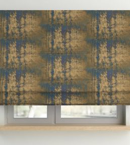 Lustre Fabric by Arley House Golden Cobalt