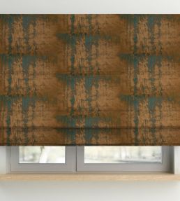 Lustre Fabric by Arley House Golden Teal