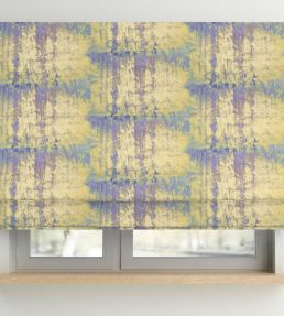 Lustre Fabric by Arley House Lemon Violet