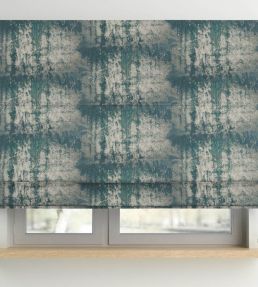Lustre Fabric by Arley House Silver Teal
