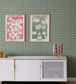 Lyckan Wallpaper by Sandberg Sunflower