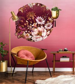 Blooms Decal Mural by Avalana Magenta
