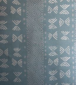 Mali Fabric by Titley and Marr Aqua & Stone