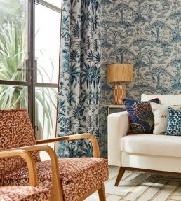 Malindi Fabric by Clarke & Clarke Mineral