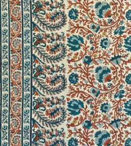 Mallow Border Fabric by Ian Sanderson Cortez