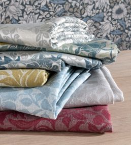 Mallow Jacquard Fabric by Clarke & Clarke Dove/Slate