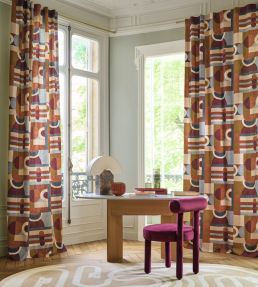Manade Fabric by Casamance Bleu Pacifique