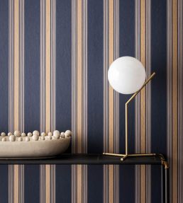 Manetti Stripe Wallpaper by Osborne & Little Lemon
