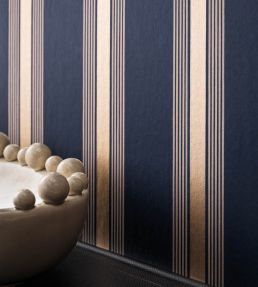 Manetti Stripe Wallpaper by Osborne & Little Lemon
