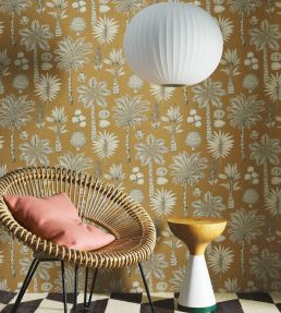 Cote D Azur Wallpaper by Manuel Canovas Cuivre