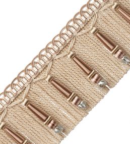 Margaux Beaded Bullion Fringe Trimming by Samuel & Sons Rose De The