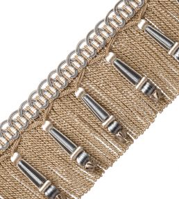 Margaux Beaded Bullion Fringe Trimming by Samuel & Sons Wedgewood Dore