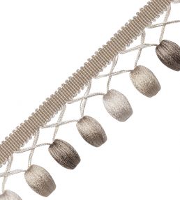 Margaux Beaded Fringe Trimming by Samuel & Sons Feuille D'Argent