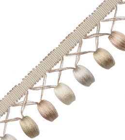 Margaux Beaded Fringe Trimming by Samuel & Sons Rose De The