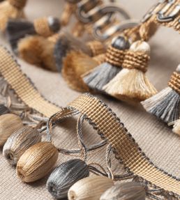 Margaux Beaded Fringe Trimming by Samuel & Sons Fleurs D'Ete