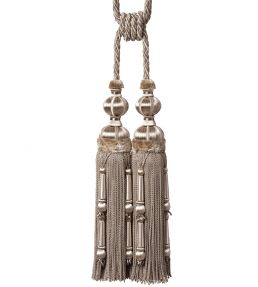 Margaux Double Tassel Tieback Trimming by Samuel & Sons Feuille D'Argent