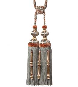Margaux Double Tassel Tieback Trimming by Samuel & Sons Hydrengia Antique