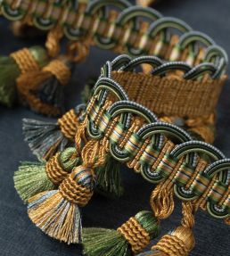 Margaux Tassel Fringe Trimming by Samuel & Sons Foret