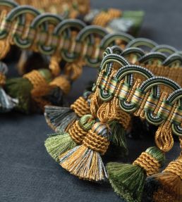 Margaux Tassel Fringe Trimming by Samuel & Sons Mandarine