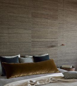 Raffia Wallpaper by Mark Alexander Ochre