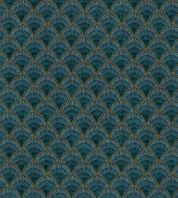 Marmaris Wallpaper by Rebel Walls Peacock