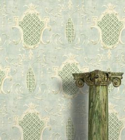 Marmorino Wallpaper by Madeaux 02 Eau De Nil