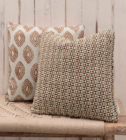 Marra Cushion 43 x 43cm by The Pure Edit Persimmon