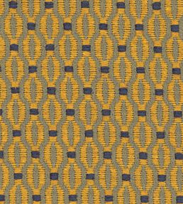 Trellis Fabric by Marvic Ochre