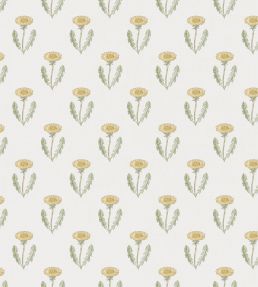 Maskrosen Wallpaper by Sandberg Spring Green