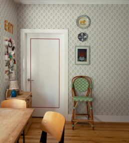 Maskrosen Wallpaper by Sandberg Spring Green