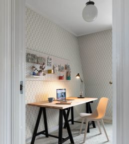 Maskrosen Wallpaper by Sandberg Spring Green