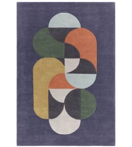 Asiatic Matrix Statement rug Navy 91 MATR1201700091 Navy 91