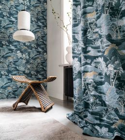 Matsu Lin Fabric by Casamance Terracotta Ocre