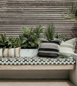 Maya Performance Fabric by Christopher Farr Cloth Azzuro