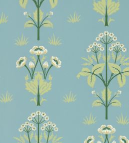 Meadow Sweet Wallpaper by Morris & Co Mineral Blue