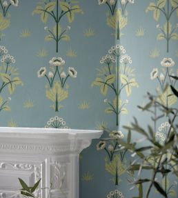Meadow Sweet Wallpaper by Morris & Co Mineral Blue