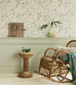 Jacobean Wallpaper by Eijffinger Beige/Red