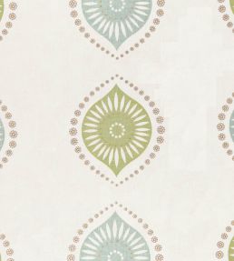 Medallion Fabric by Vanderhurd Jade & Aqaumarine/Moonstone