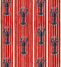 Mediterranean Lobsters Wallpaper by MINDTHEGAP Red