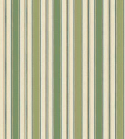 Melbourne Stripe Wallpaper by GP & J Baker Green/Blue