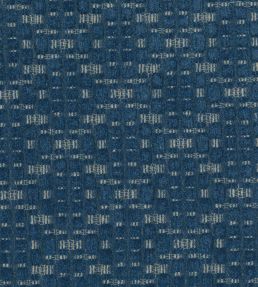Merlesham Fabric by Nina Campbell Prussian Blue