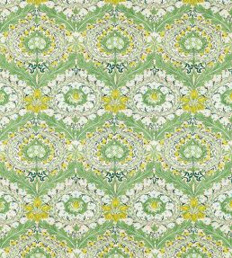 Merton Fabric by Morris & Co Leaf Green/Sky
