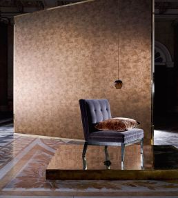 Metallo Wallpaper by Zoffany Petrol