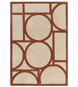 Asiatic Metro rug Rust METR120170RUST Rust