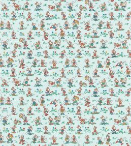 Mickey & Minnie Wallpaper by Sanderson Bonbon Blue