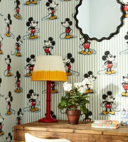 Mickey Stripe Wallpaper by Sanderson Humbug