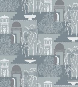 Mimi Wallpaper by Borastapeter Blue