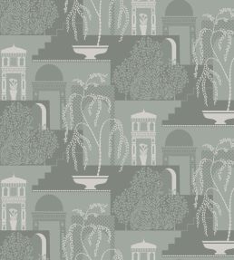 Mimi Wallpaper by Borastapeter Green